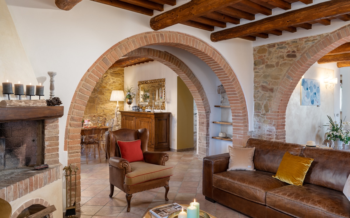 Villa Montaione, Wohnzimmer (15) Villa Montaione, Wohnzimmer (15)