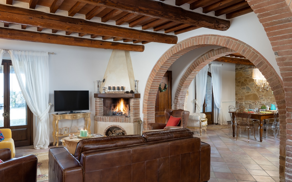 Villa Montaione, Wohnzimmer (18) Villa Montaione, Wohnzimmer (18)