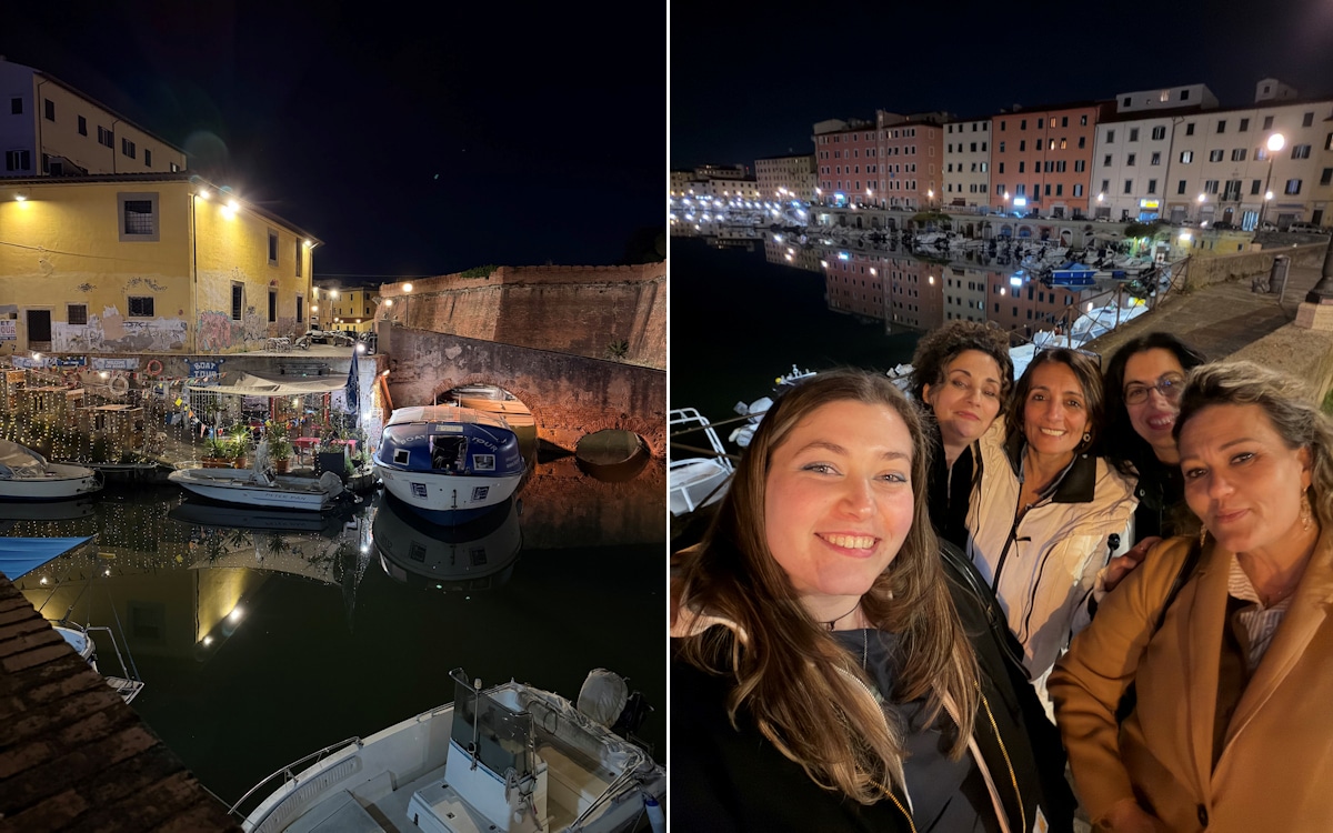 Livorno, Abends im Quartiere Venezia (3)