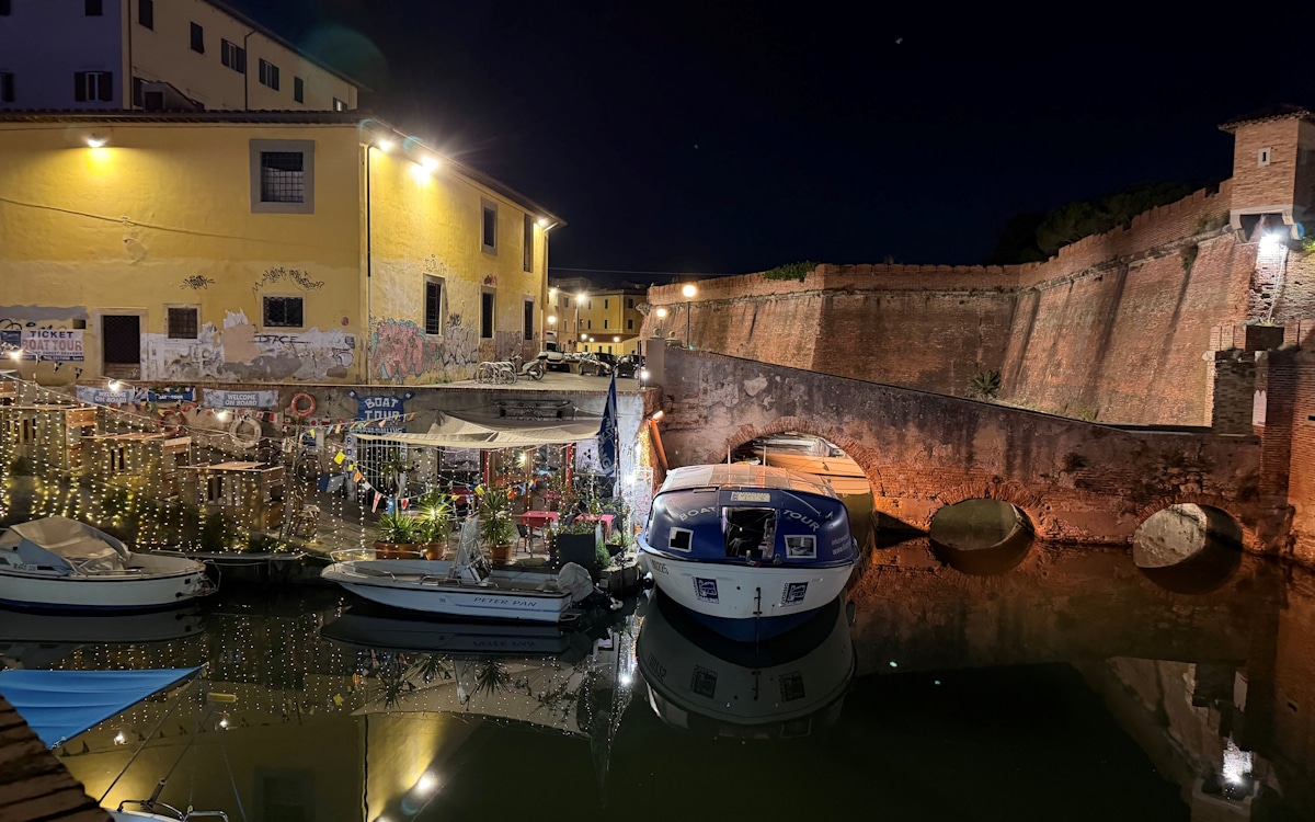 Livorno, Abends im Quartiere Venezia