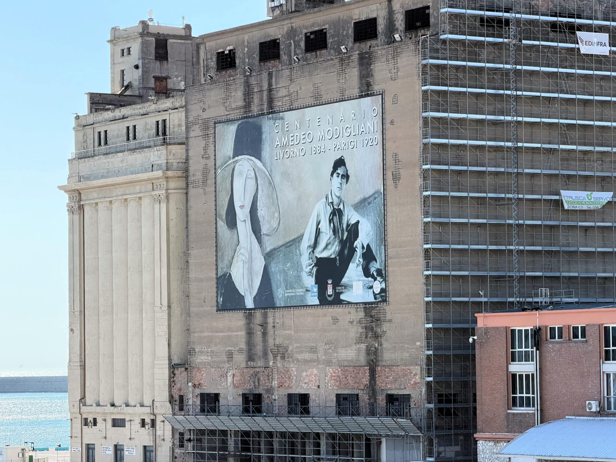 Livorno, Fortezza Vecchia, zum Gedenken an Amedeo Modigliani