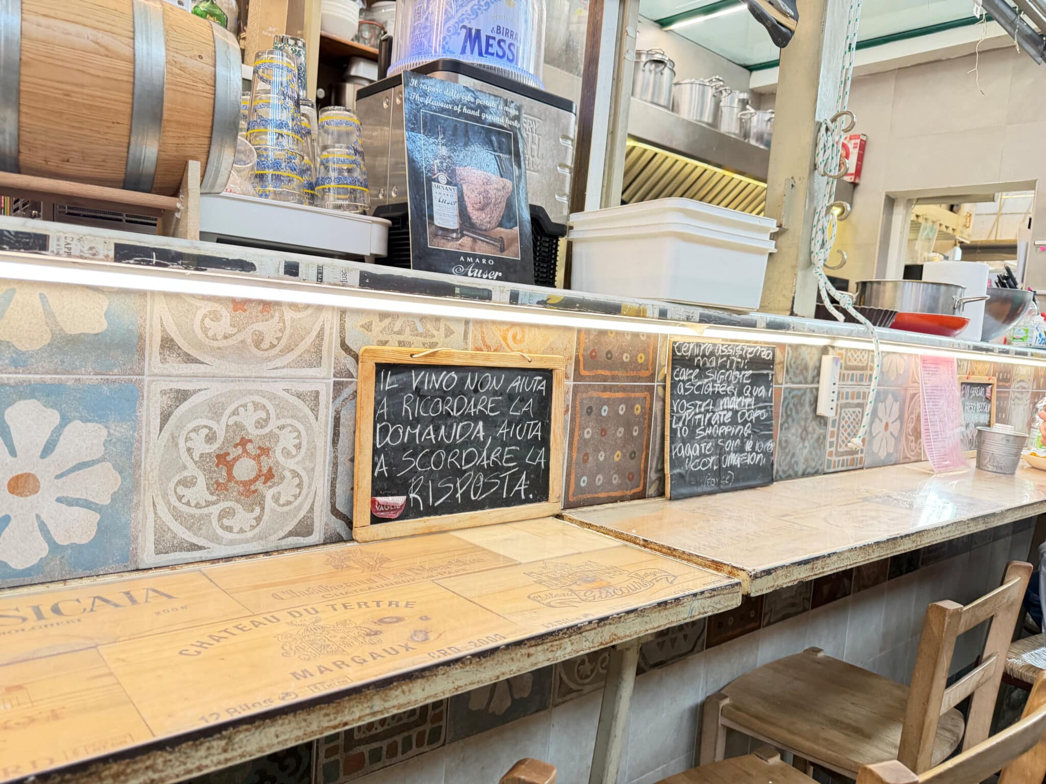 Livorno, Osteria beim Mercato delle Vettovaglie (Viktualienmarkt, 2)